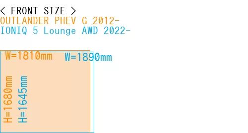 #OUTLANDER PHEV G 2012- + IONIQ 5 Lounge AWD 2022-